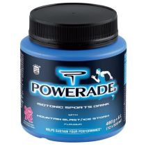 Este es el formato en que se vende Powerade en polvos.
