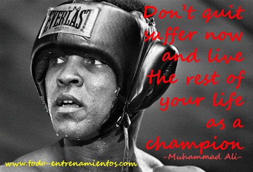 muhammad Ali todo entrenamientos