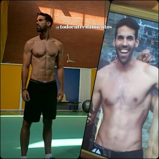 Diferencia de: Entrenamiento y buena alimentación vs entrenamiento sin buena alimentación.